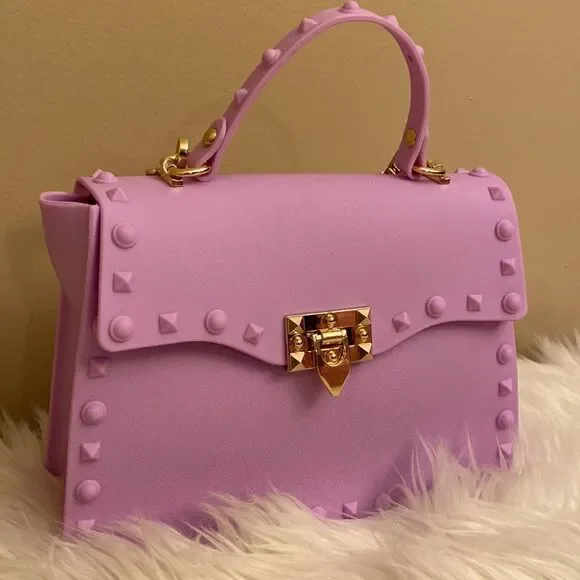 NWT Most Wanted Jelly Crossbody Purse - Purple - Picture 3 of 10